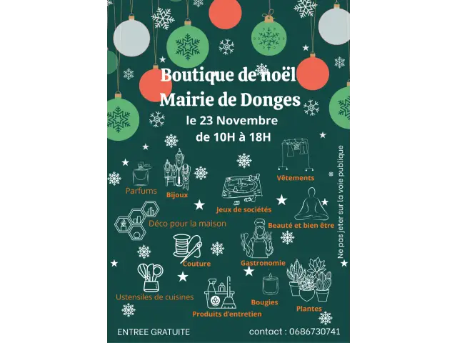 Boutique Noël à Donges